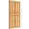 Ekena Millwork Framed Board-n-Batten Shutters, Rough Sawn Western Red Cedar, 21 1/2W x 37H, PR RBF06S21X037RWR - alternate 4